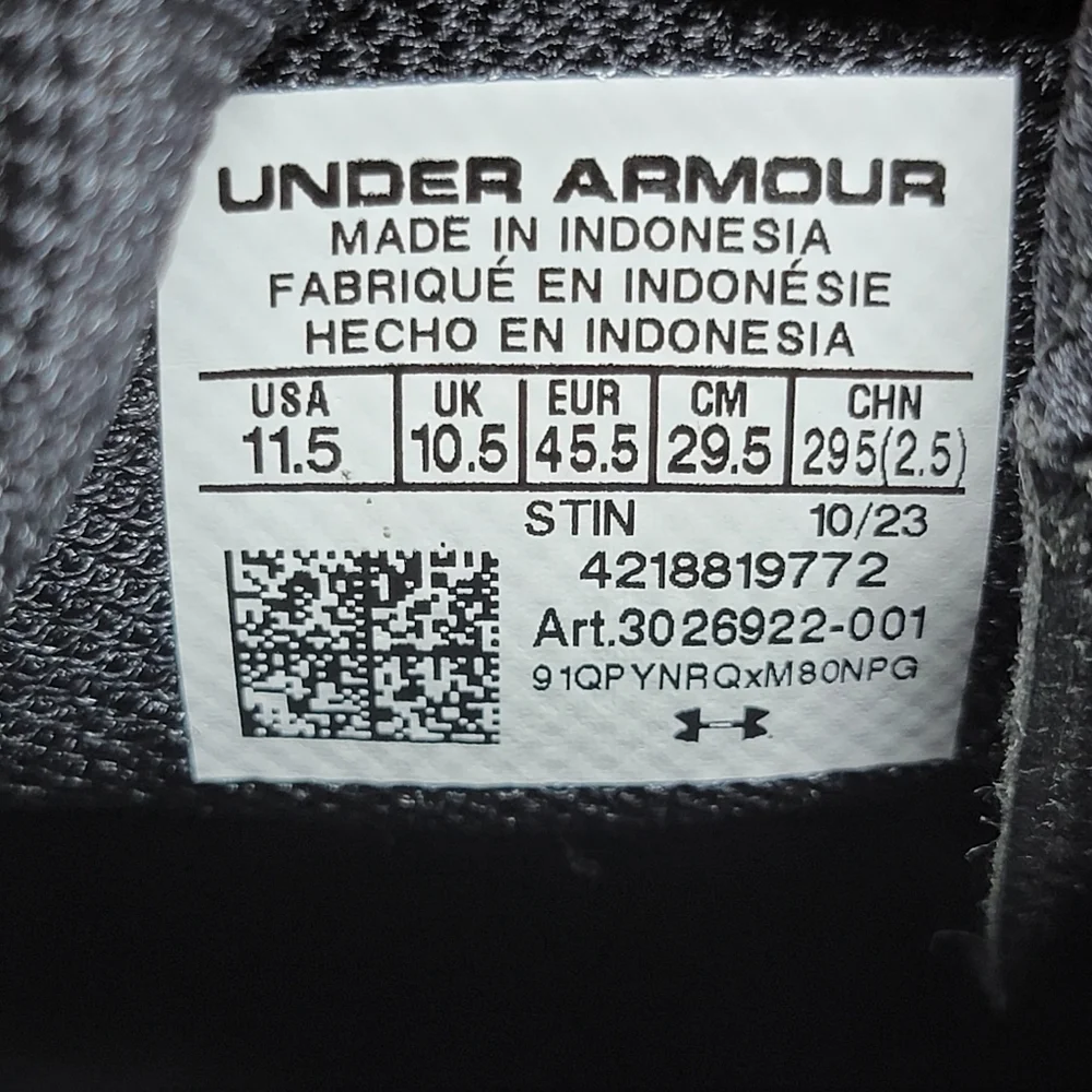 Under Armour UA Drive Fade Ultra Light Golf 3026922-001 Men's Size 11.5 New